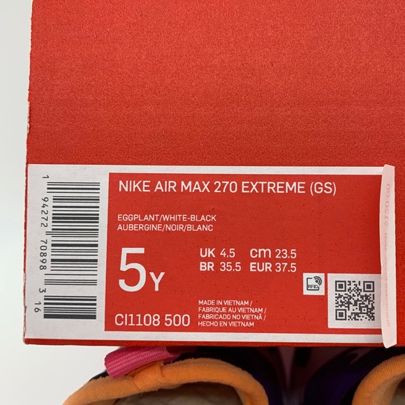Nike air max 270 extreme (GS) - Picture 7 of 9